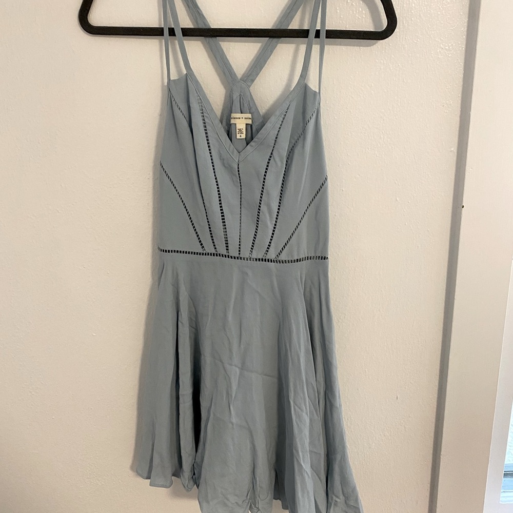 UO Light Blue Mini Dress